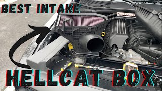 The BEST COLD AIR INTAKE For Your Dodge Challenger Scatpack **Installing The Hellcat Airbox & Tube**