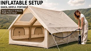 129 SQ FT of Camping Space? This Inflatable Tent Is Basically a Cabin Outdoors