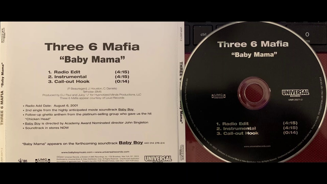 (1. THREE 6 MAFIA - BABY MAMA - RADIO EDIT - DJ PAUL, JUICY J, & LA CHAT)  Triple Six LORD INFAMOUS