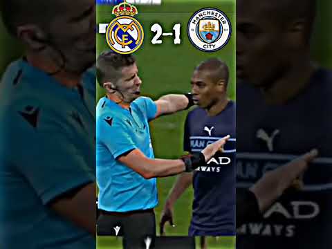 Real Madrid vs Manchester City 2022 leg 2 #shorts #football #realmadrid