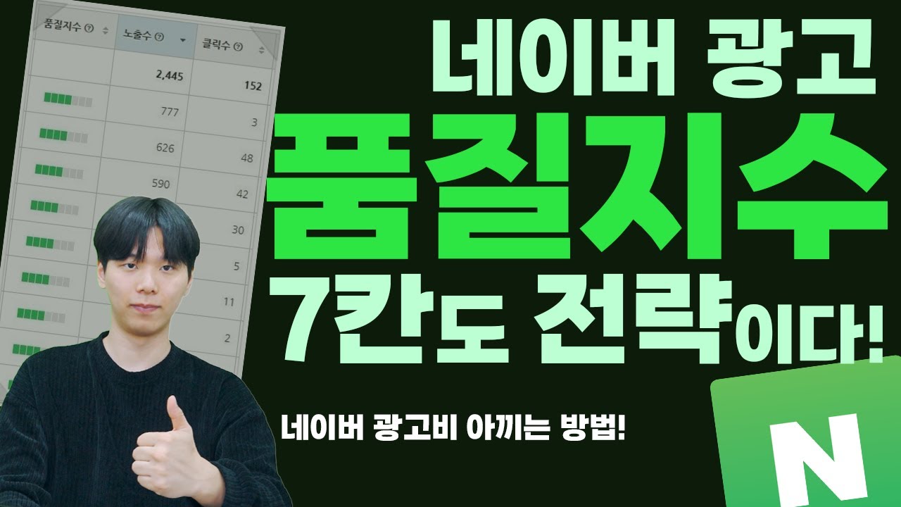 네이버 광고 | 품질지수 7칸 올리고 광고비 아끼는 방법! 광고주님의 질문까지 답변해드립니다~ 바로 확인해보세요! #네이버광고 #마케팅교육