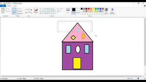 Rotate / flip a drawing - Ms paint