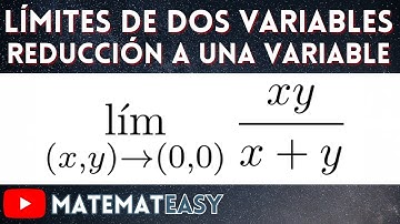 📌 Límites de Dos Variables | Reducción a Una Variable. Ejercicio 12