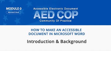 AED CoP: Microsoft Word - Introduction & Background