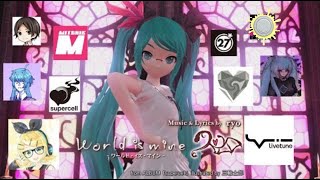 Tuning World is Mine in the style of other VOCALOID producers (and myself!)