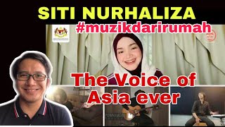 SITI NURHALIZA - AKU CINTA PADAMU #MuzikDariRumah // REACTION ZiSy Stories