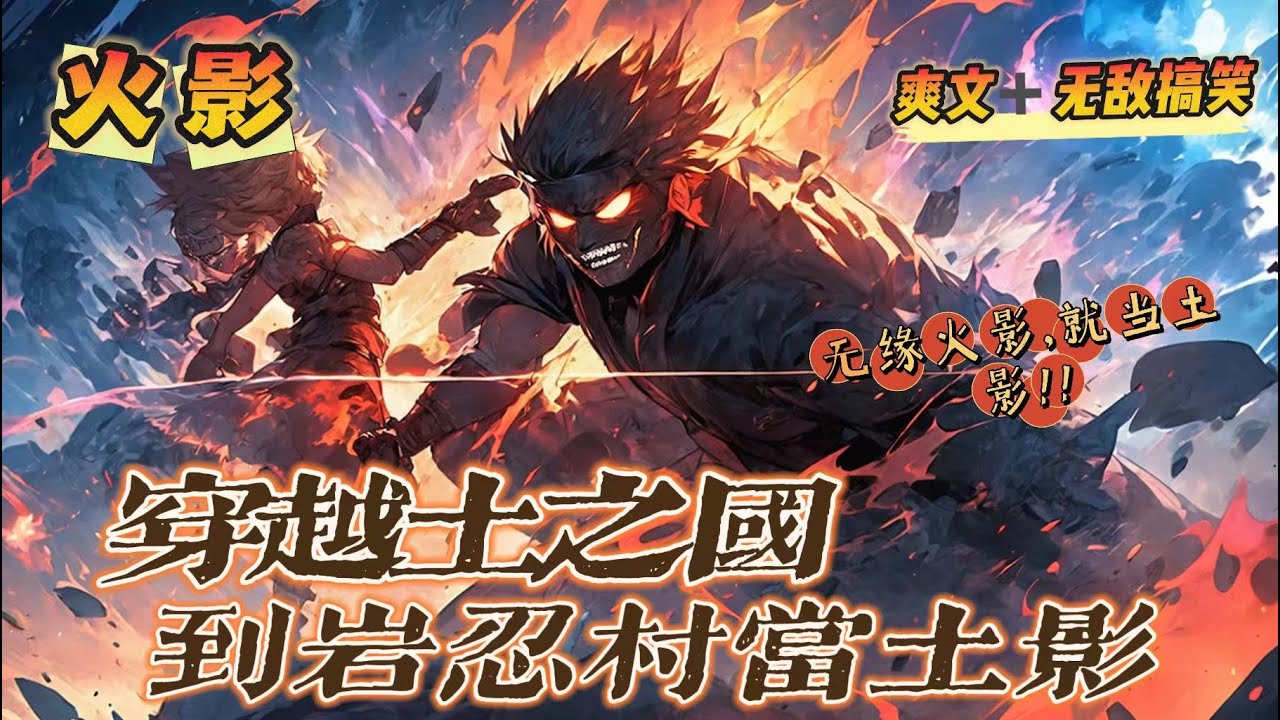 🔥《穿越土之國，到岩忍村當土影》💥第1-150話：秦乙穿越到了火影世界土之國岩忍村，與原身的靈魂進行了兩天時間的融合！沒能出生在木葉，無緣火影，那就當個土影試試，火影命運，由我來改寫！