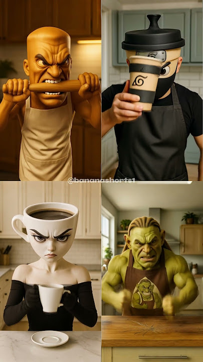 Tung Tung Sahur VS Cappuccino Assassino VS Espressona Signora VS Brr Brr Patapim