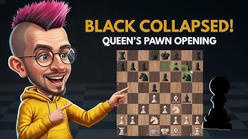 Queen’s Pawn Opening: Zukertort, Chigorin Variation | Black Falls To White Attack ♟️🔥