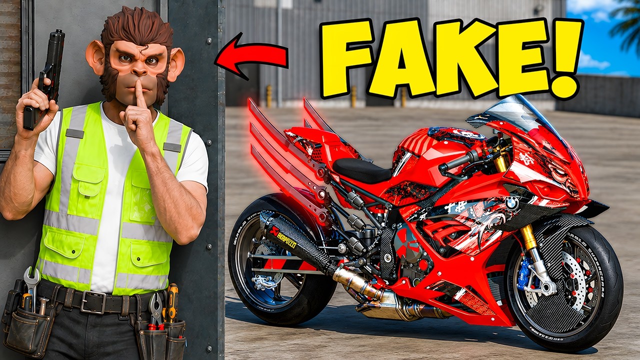 I Became a Fake Mechanic to Steal the SAMURAI SUPERBIKE sa GTA 5