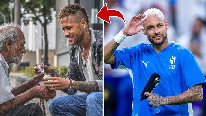 MENDIGO PERGUNTA PRO NEYMAR ''VOCÊ PODE ME DAR 5 REAIS?'' A RESPOSTA DELE  DEIXA TODOS EMOCIONADOS... - YouTube