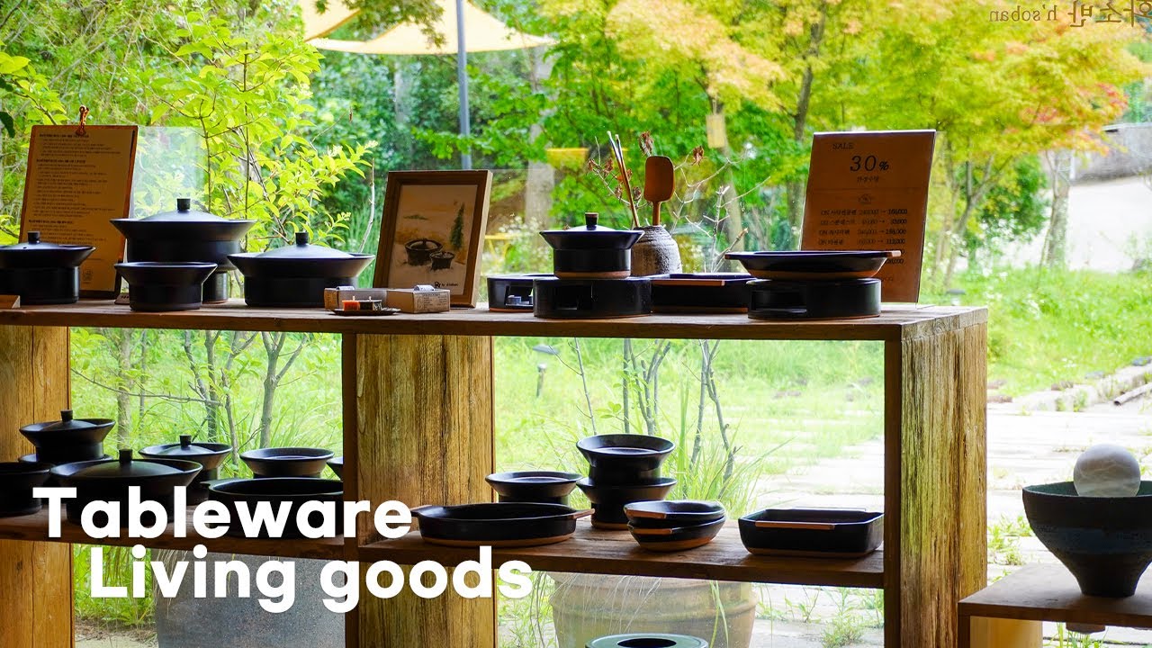 Популярный в Корее магазин керамической посуды и аксессуаров для интерьера, полный милых вещей.