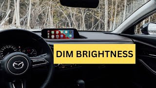 Match Highlights How to easily dim Mazda's Infotainment Screen or Improve Contrast