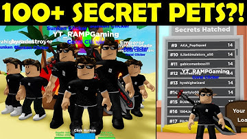 I HATCHED 100+ SECRET PETS?! Clicker Sim SECRETS HATCHED LEADERBOARDS! Clicker Simulator (Roblox)