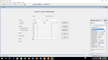 (Part 5)Tutorial Membuat Entry Data Perkiraan Menggunakan FoxPro 9.0