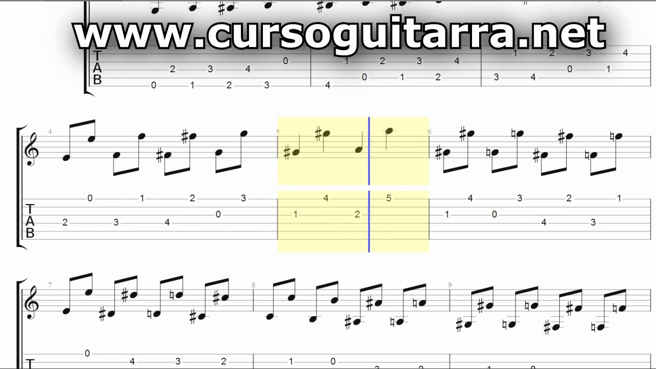 Mi7 en guitarra - Tutorial del acorde en varias posiciones