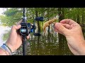FISHING a FLOODED lake for HUGE BASS
