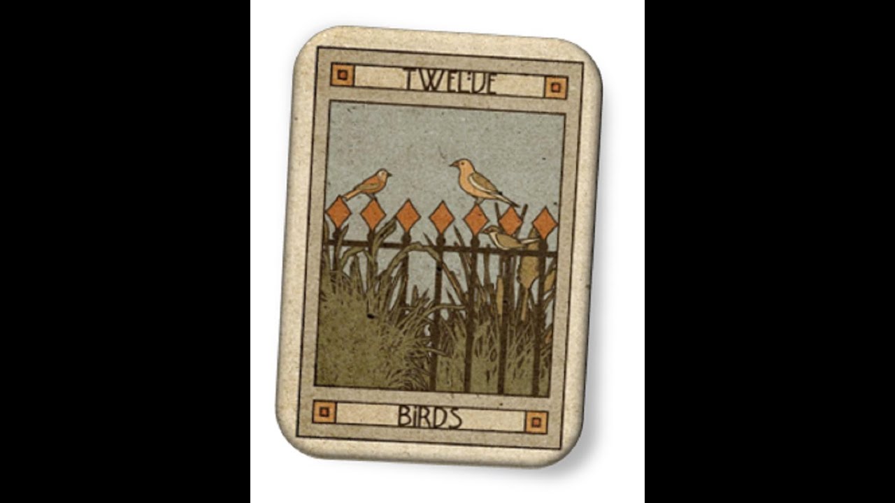 Daily Tarot Intuitive Reading Lenormand Deck Card 12 the Birds YouTube