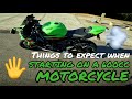 FIVE THINGS TO EXPECT WHEN YOU START ON A 600CC MOTORCYCLE | MOTOVLOG | 2022 ZX6R (636)