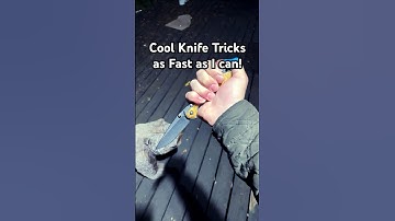 Cool Knife Tricks As Fast & Smooth As Possible! 🤯 #shorts #knife #tricks #fast #viral #ytshorts #yt