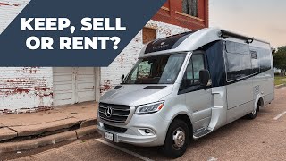 SELL, KEEP OR RENT our Leisure Travel Van? Time to decide
