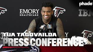 Quarterback Tua Tagovailoa on growth through first week of AT&T Training Camp | Press Conference