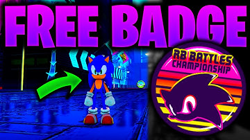 How To Get SONIC SPEED SIMULATOR RB Battles 3 Badge Tutorial! *EASY*