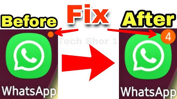 WhatsApp Message Count Not Showing Problem Solve | WhatsApp Messages Dot Showing Problem Solve