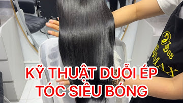 CHIA SẺ KỸ THUẬT DUỖI ÉP TÓC SIÊU THẲNG BÓNG| NGỌC TÓC