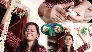 ಅಜ್ಜಿ ಮನೆಯ ಮೈಸೂರು ಮಲ್ಲಿಗೆ ಕಿತ್ತುತಂದು ಹಾರ ಕಟ್ಟಿದ್ದು| Jasmine flowers | Grandma's home | MEgha Athreya screenshot 2