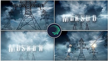 3D Trending Name Art Video editing in Alight Motion Instagram trending video editing