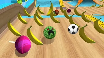 🍌Banana Frenzy + ⭕Portal Run GOING BALLS Gameplay NEW UPDATE