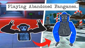 Playing ABANDONED Gorilla Tag Fangames!