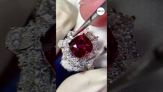 The process of making a custom ruby ring