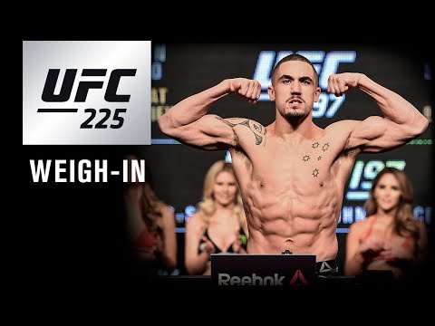 UFC 225: Váženie