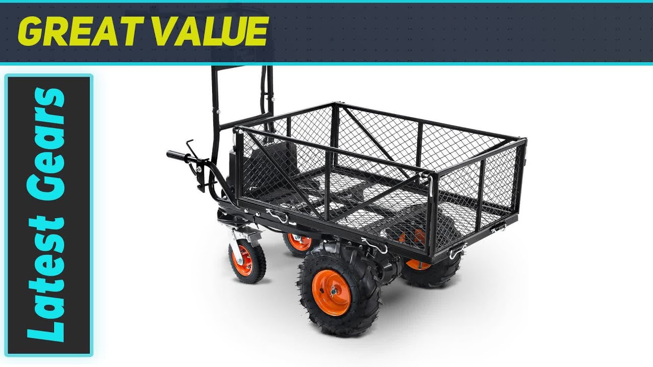 SuperHandy Electric Wheelbarrow: ULTIMATE Yard Cart?!