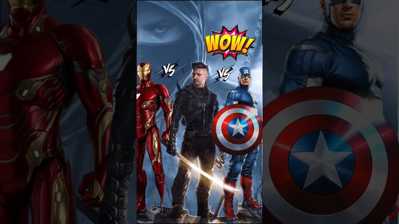 Captain America vs hawkeye vs Iron Man ❓
