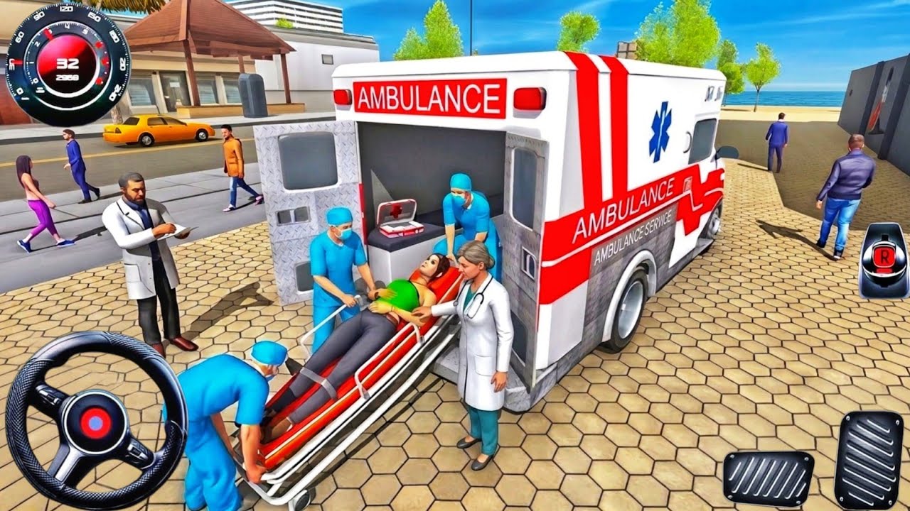 Ambulance Rescue Simulator 3D: Doctor With Paramedic Emergency City Rescue: Android Gameplay