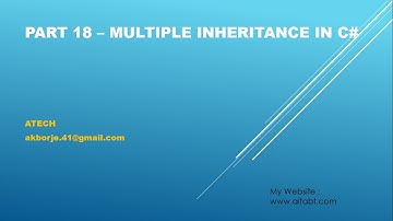 Multiple Inheritance in C#