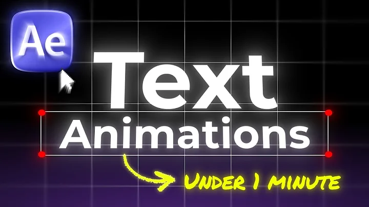 How to Master This Clean Text Animation in After Effects (Under 1 Min)