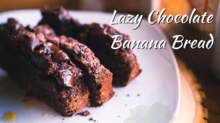 Lazy Chocolate Banana Bread | केले से बनाये चॉकलेट बनाना केक #cake #bananabread #bananacake 