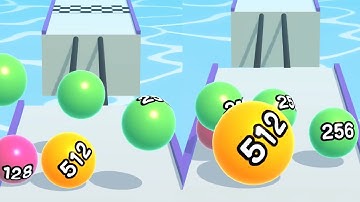 Ball Run 2048 ! All Levels Gameplay (1381-1390) android, ios