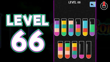Water Color Sort Level 66 Solution