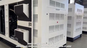 350KVA CUMMINS Diesel Generator Set with Denmark DEIF Parallel Synchronous Working System (3 units)