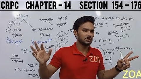 CRPC Chapter 14 | Section 154 to 176 | FIR, Investigation, Confession, Remand & Challan #crpc #law 