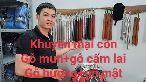 khuyến mại côn nhị khúc gỗ mun,côn nhị khúc gỗ cẩm lai,côn gỗ hương_Toankungfu