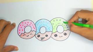 draw donut step