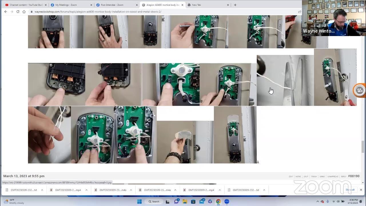 Locksmith Live Monday 400 MTN installing Schlage AD 400 series locks