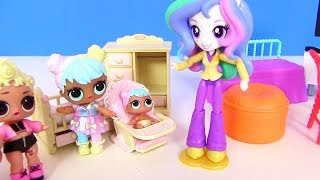 Мультфильм Куклы Лол Мультик Детские песни и стихи для Lol Families My Little Pony от Май Тойс Пинк