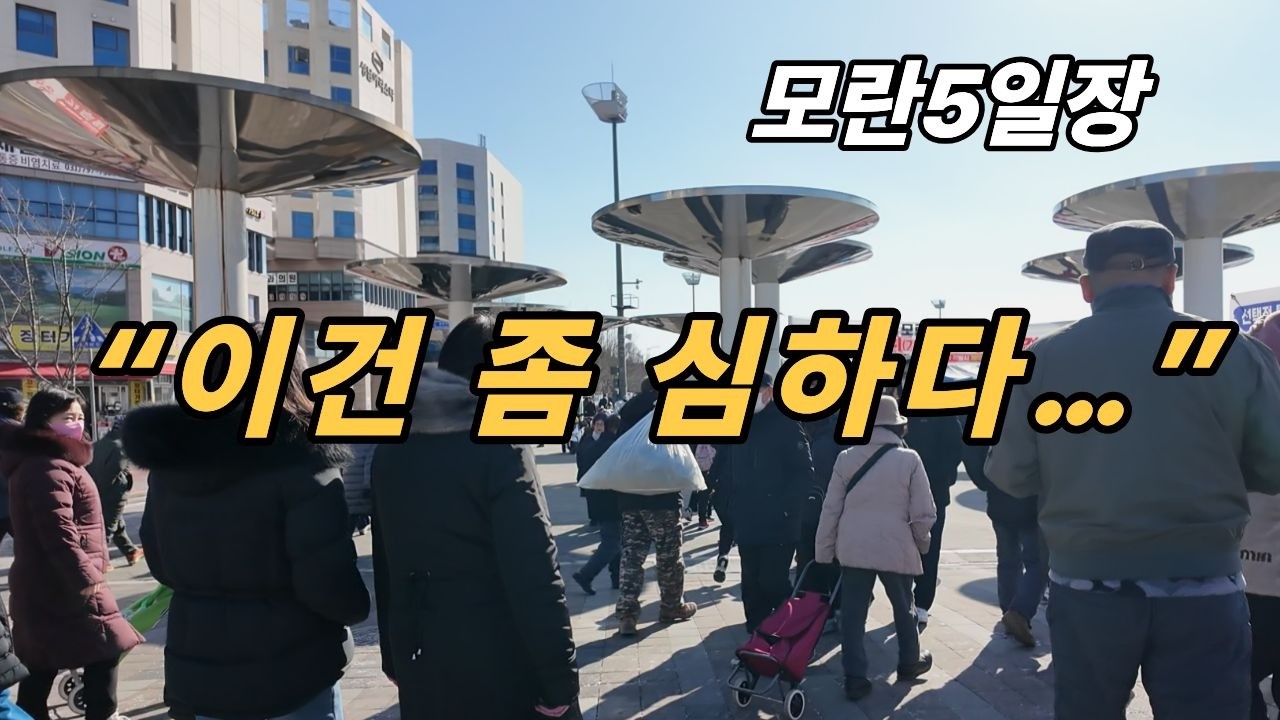 솔직히 놀랐습니다…  모란5일장 실제 장날 상황 ~! 힐링여행